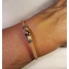 Bracelet simple en liège avec perle en bois1